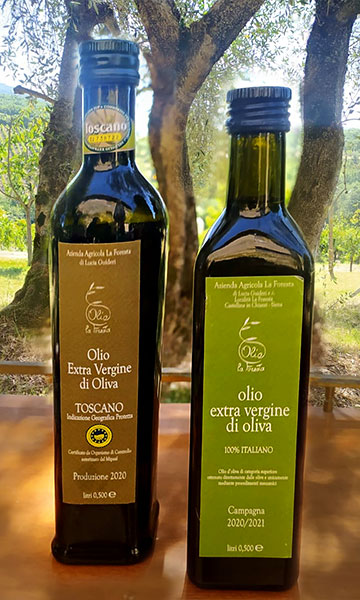 Olio extra vergine Chianti Agriturismo